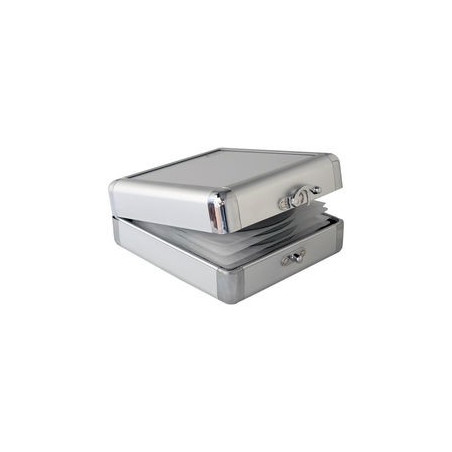 Caja arquivo para 32 discos, aluminum