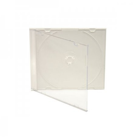 Pack 100- CD Slimcase 5,2mm para 1 CD/DVD white