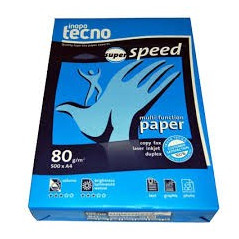 Inapa Rame 500 feuilles papier A4 80g Tecno Super Speed