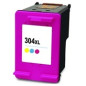 HP 304XL Tri-colour remanufactured ink cartridge N9K05AE/N9K07AE