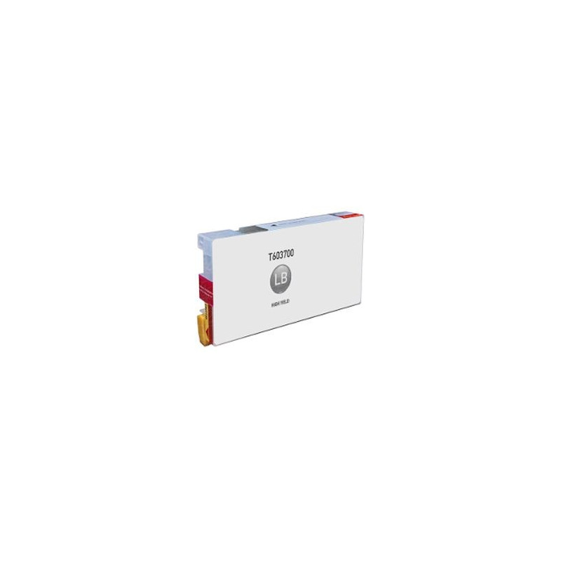 Epson T603700 Cartuccia d'inchiostro pigmentato compatibile nero light C13T603700