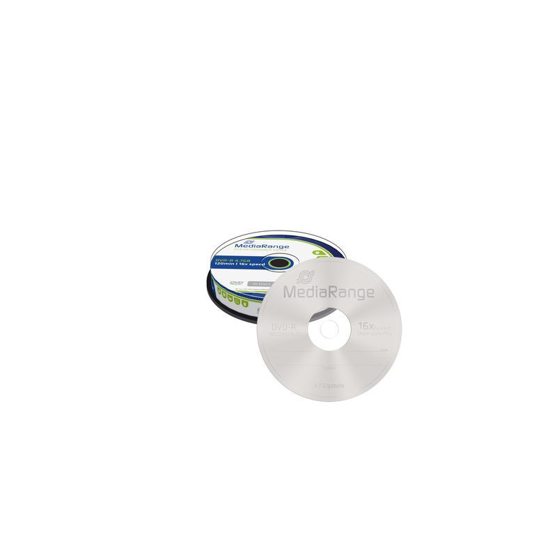 MediaRange DVD-R 4,7 Go | 120 min 16x, Spindle 10 MediaRange DVD-R 4,7 Go | 120 min 16x, Spindle 10