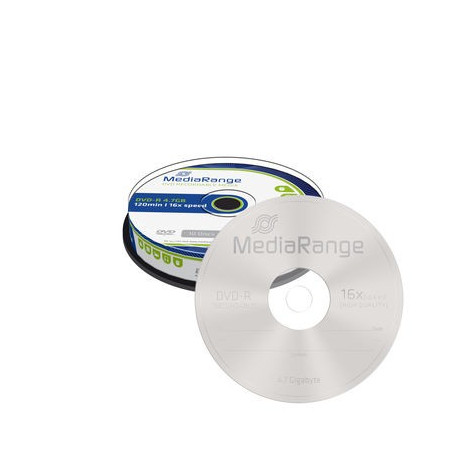 MediaRange DVD-R 4,7 Go 16x – Spindle 10 | DVDi.es