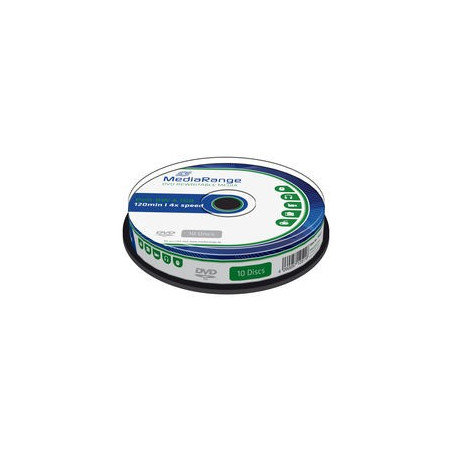 MediaRange DVD-RW 4.7GB 120min 4x speed, rewritable, Cake 10