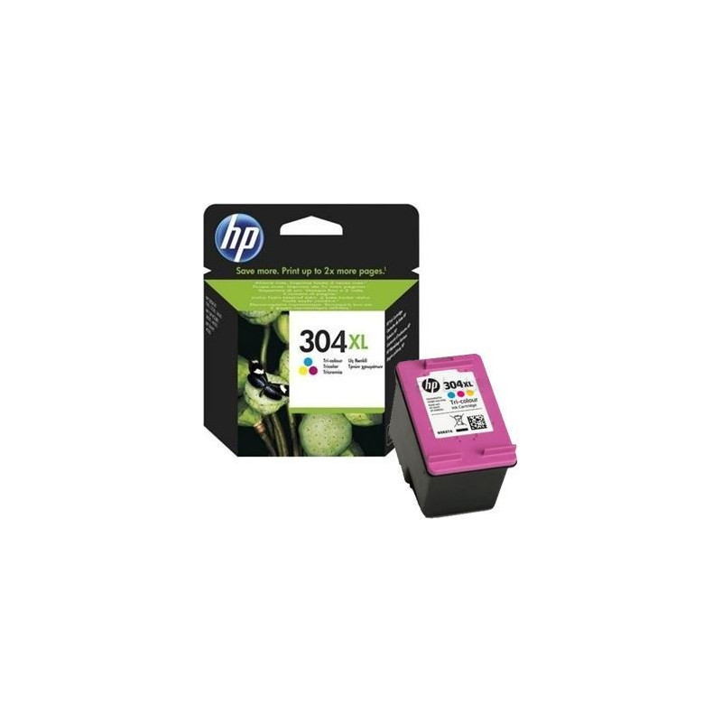 HP 304XL Tri-colour original ink cartridge N9K07AE HP 304XL Tri-colour original ink cartridge N9K07AE