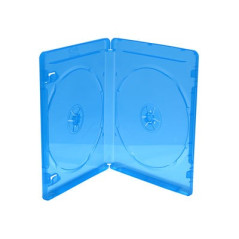 MediaRange BD Case for 2 discs, 11mm, blue, pack 5