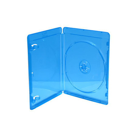 MediaRange Boîtier BD pour 1 disque, 11mm, bleu, pack 5