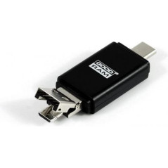 Goodram Micro SDHC 16 Go classe 10 UHS + adaptateur + lecteur USB Type-C