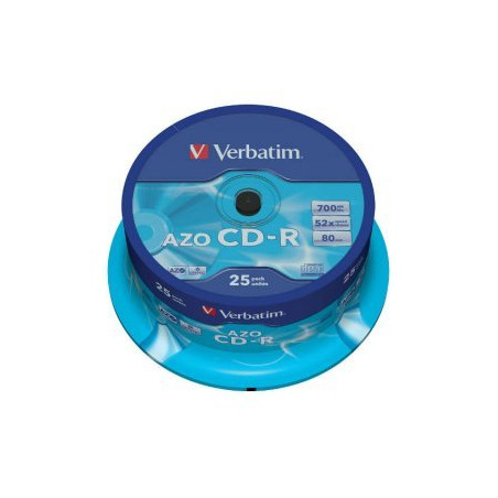 Verbatim CD-R 700 MB 52x – Campana 25 | DVDi.es