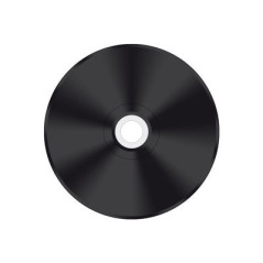 CD-R MediaRange Inkjet vollflächig bedruckbar Spindel 25 Stk. (Schwarz)