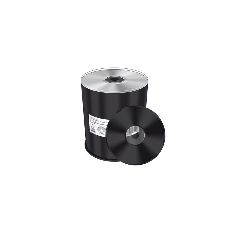 CD-R MediaRange 52x Prateado imprimível térmico 100 unid. (preto) CD-R MediaRange 52x Prateado imprimível térmico 100 unid. (preto)