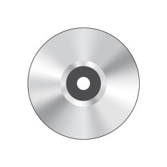 CD-R MediaRange 52x Argento stampabile termico 100 pz. (nero)