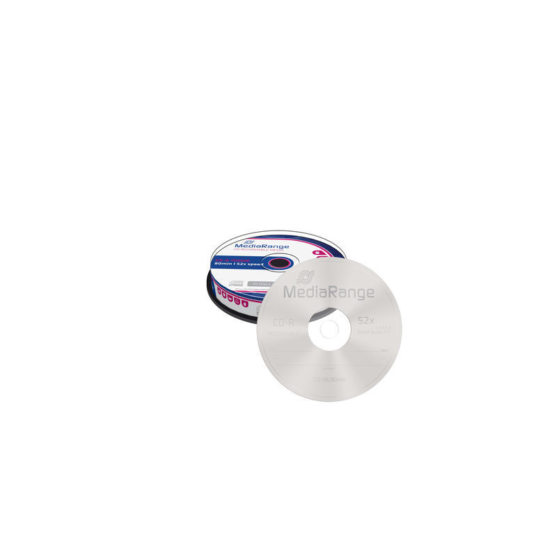 CD-R 52x 700MB MediaRange Pack 10 unid. CD-R 52x 700MB MediaRange Pack 10 unid.