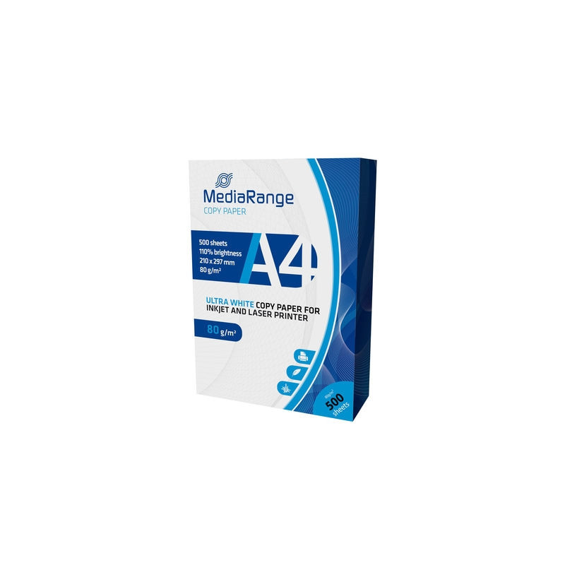 BOX - 5 x MediaRange DIN A4 Copypaper 80g, 500sheets