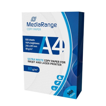 BOX - 5 x MediaRange DIN A4 Copypaper 80g, 500sheets