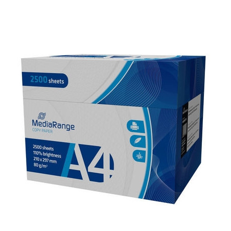Karton - 5 x MediaRange Papier A4 Copypaper 80g, 500 Blatt (2500 Blatt)