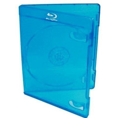 Caixa BluRay para 1 Disco 11mm Azul MediaRange