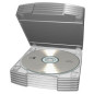 attachable case CD DVD - Pack 10 Blue