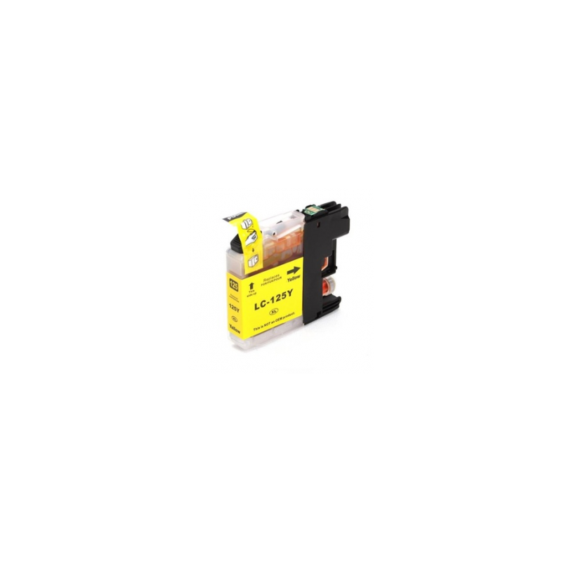 Brother LC125Y XL Yellow compatible (new chip) Brother LC125Y XL Yellow compatible (new chip)