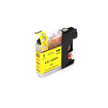 Brother LC125Y XL Tintenpatrone Gelb, kompatibel | DVDi.es