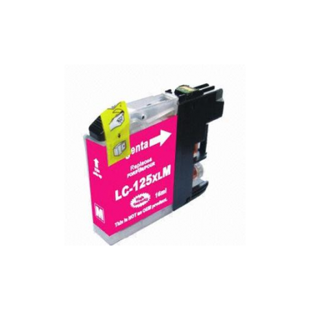 Cartuccia d'inchiostro compatibile Brother LC125M XL Magenta