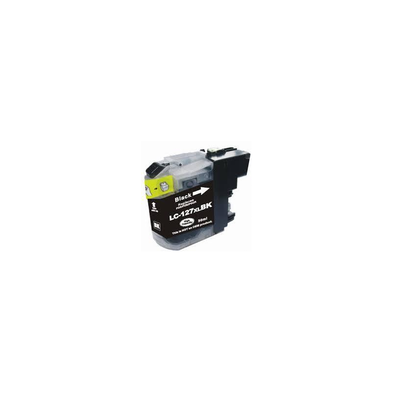 Brother LC127BK XL Nero compatibile (nuovo chip)