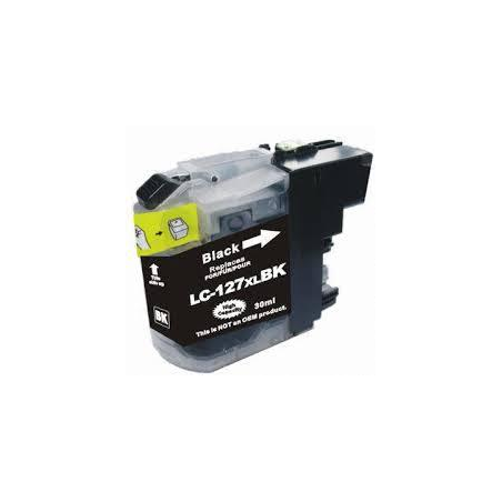 Brother LC127BK XL Tintenpatrone Schwarz, kompatibel