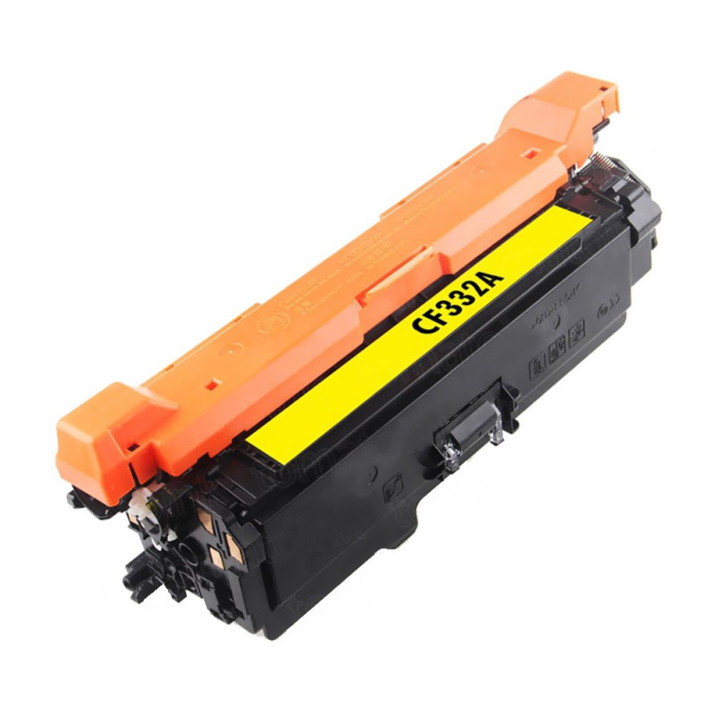 HP CF332A Cartouche de toner compatible jaune Nº654A