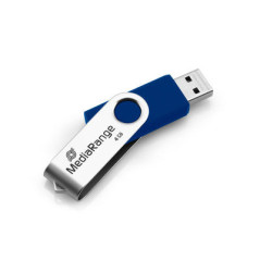 MediaRange 4 GB USB flash drive, blue | DVDi.es