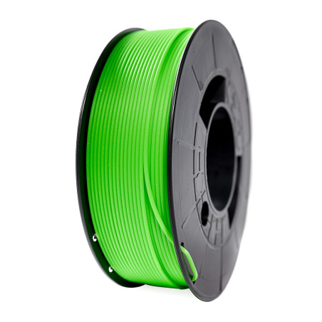 Filamento 3D PLA - Diametro 1.75mm - Bobina 1kg - Cor Verde Fluorescente