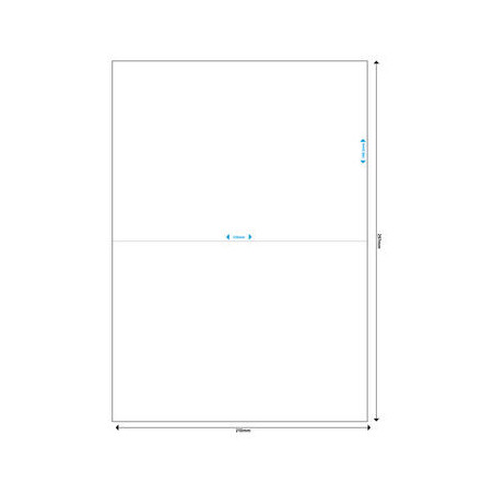 ETIQUETAS ADHESIVAS MEDIARANGE 210X148.5 - 100 UDS