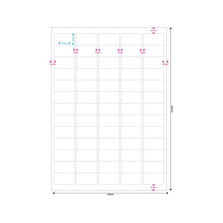 MediaRange Multi-purpose labels, permanent adhesive, 38.1x21.2mm, white, 3.250 labels