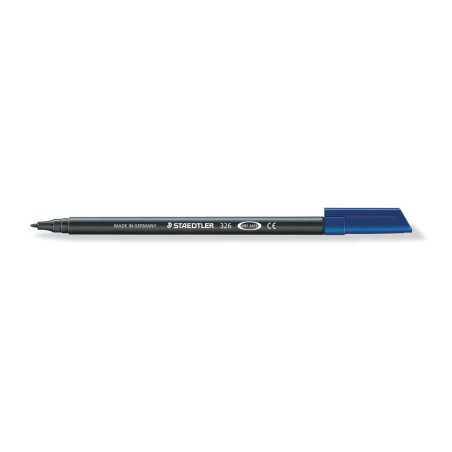 Staedtler Noris 326 Rotulador  Punta Fina - Trazo 1mm - Tina Base de Agua - Color Azul