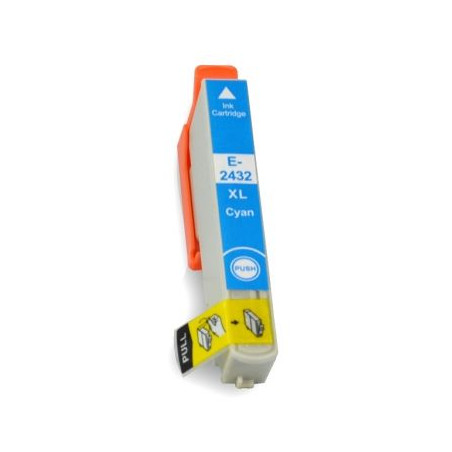 Compatible Epson 24XL T2432 T2422 Cyan ink cartridge