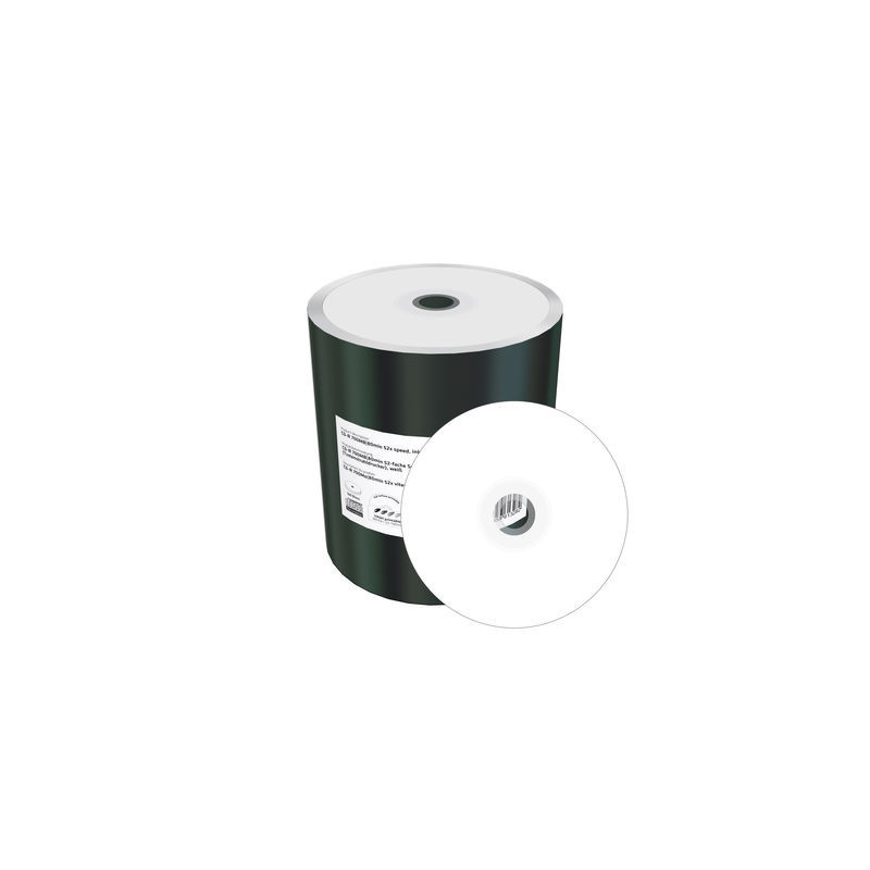 CD-R 700M, 80min 52x, inkjet fullsurface printable, Shrink 100