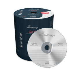 MediaRange CD-R 700 MB 52x – Campana 100 | DVDi.es