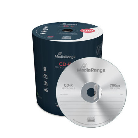 MediaRange CD-R 700 MB 52x – Campana 100 | DVDi.es