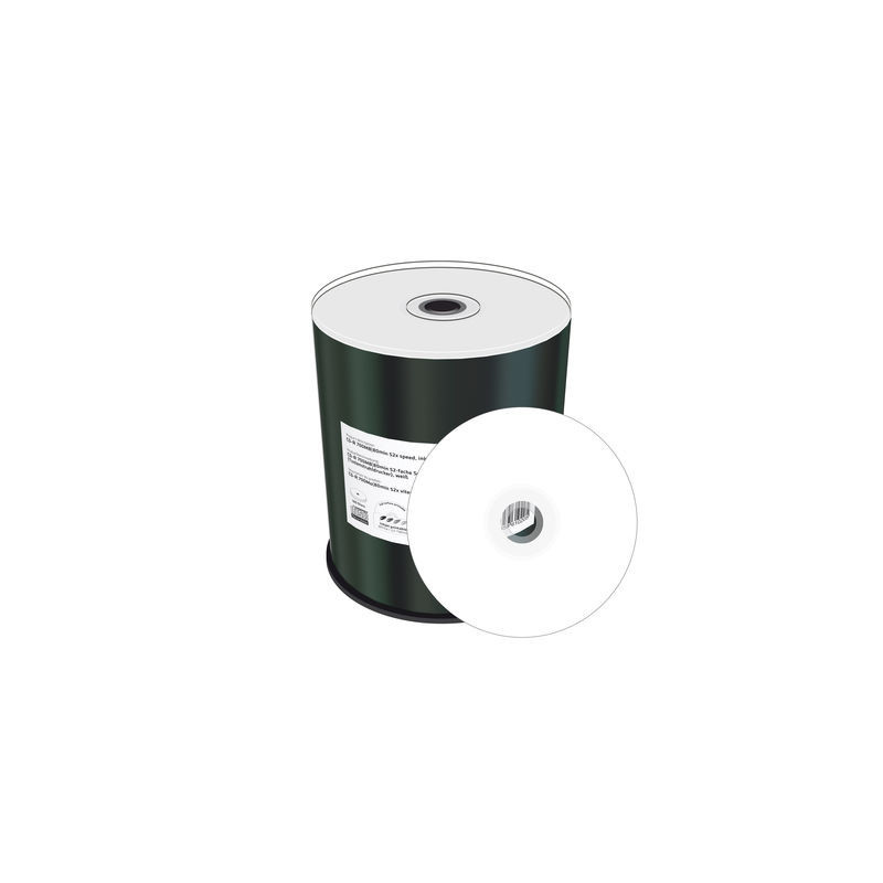 CD-R 52x Stampabile MediaRange 700MB, MR203 campana 100 CD-R 52x Stampabile MediaRange 700MB, MR203 campana 100