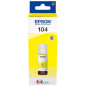 Epson 104 Amarillo Botella de Tinta Original - C13T00P440