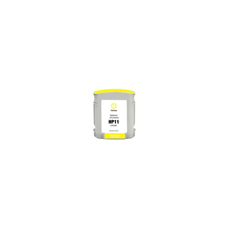 HP 11 Tinteiro Amarelo Compatível C4838A 