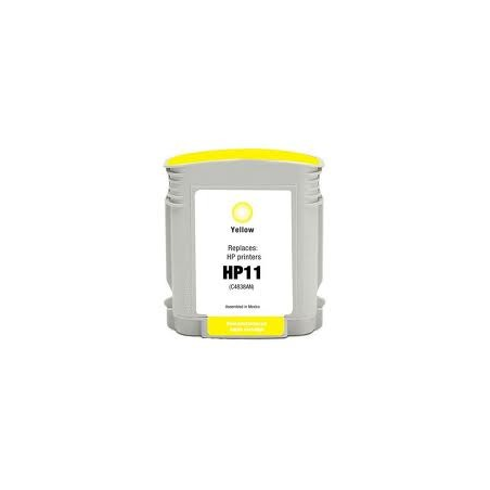 Cartouche d'encre compatible HP 11 C4838A Jaune | DVDi.es