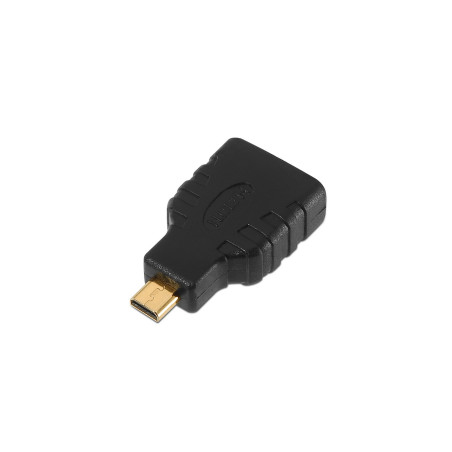 Aisens Adaptador HDMI a Micro HDMI - A Hembra-HDMI D/Macho para Tablet o Camara digital - Color Negro