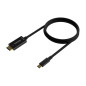 Cable Conversor USB-C a HDMI 4K@30HZ - USB-C/M-HDMI/M - 1.8M