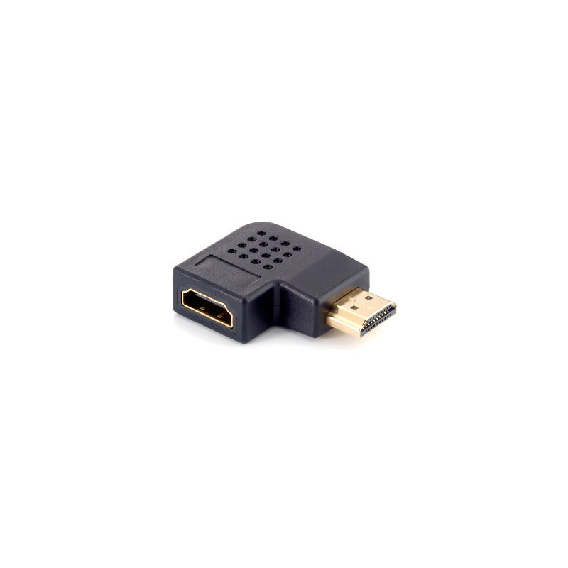 Adaptador HDMI Tipo A Macho a HDMI Tipo A Fêmea em Angulo