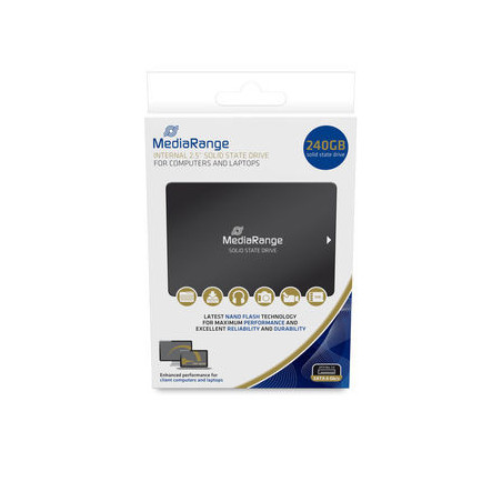 Disco SSD 240GB preto SATA 6GB/s, 2,5´