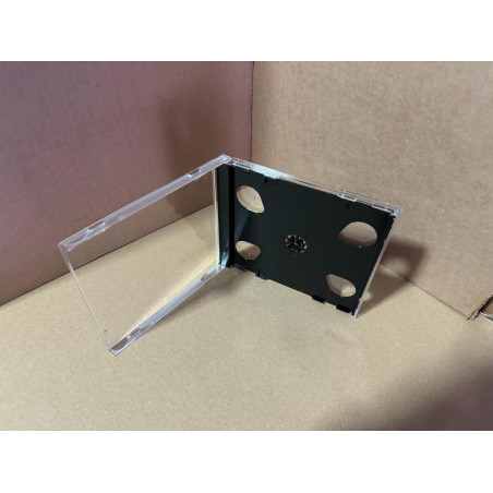 CD-Jewelcase für 2 Discs, 10,4 mm, Tray schwarz | DVDi.es