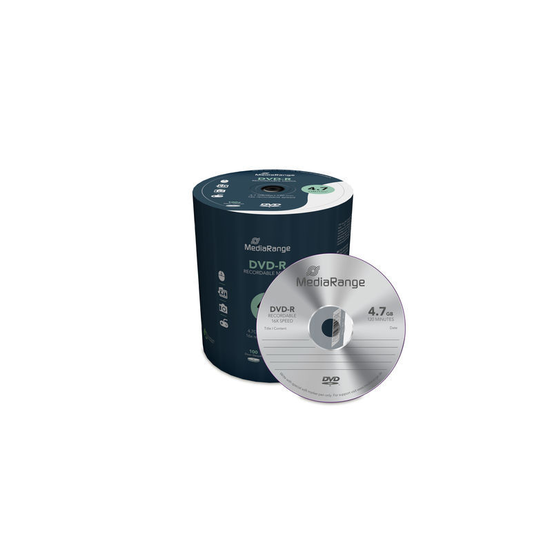 MediaRange DVD-R 4,7GB 16x Campana 100