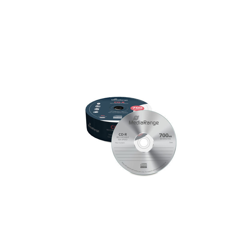 MediaRange CD-R 52x 700MB/80min Spindel 25