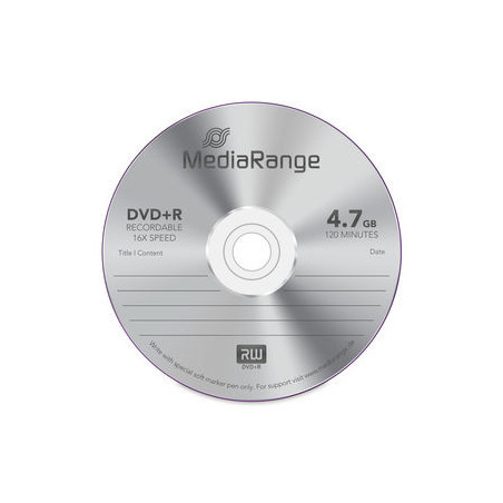 MediaRange DVD+R 4,7GB 16x Campana 100