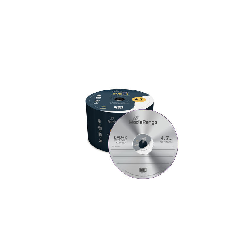 MediaRange DVD+R 4,7GB 16x Tarrina 50